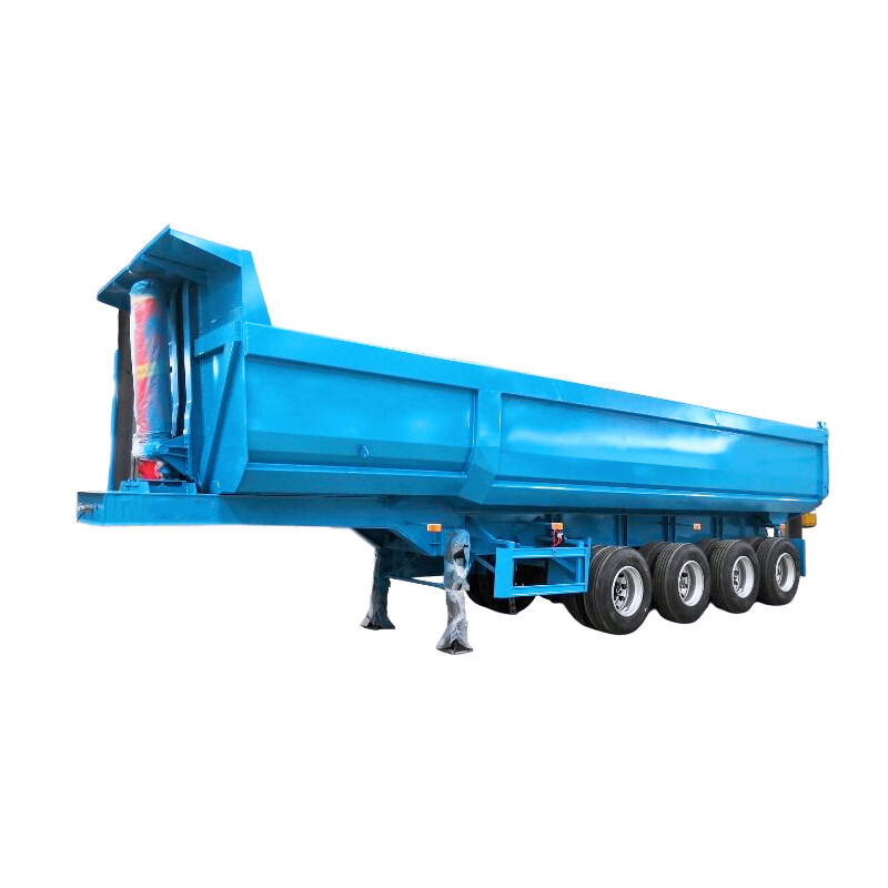 4 Axles Rear Tipper Dump Truck Trailers