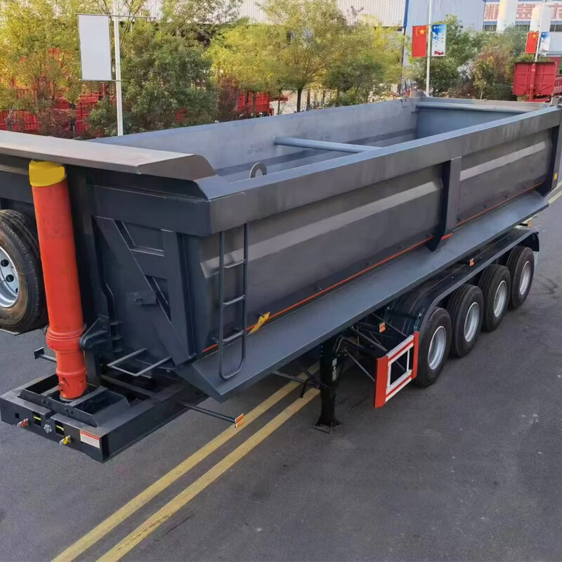 4 Axles Rear Tipper Dump Truck Trailers