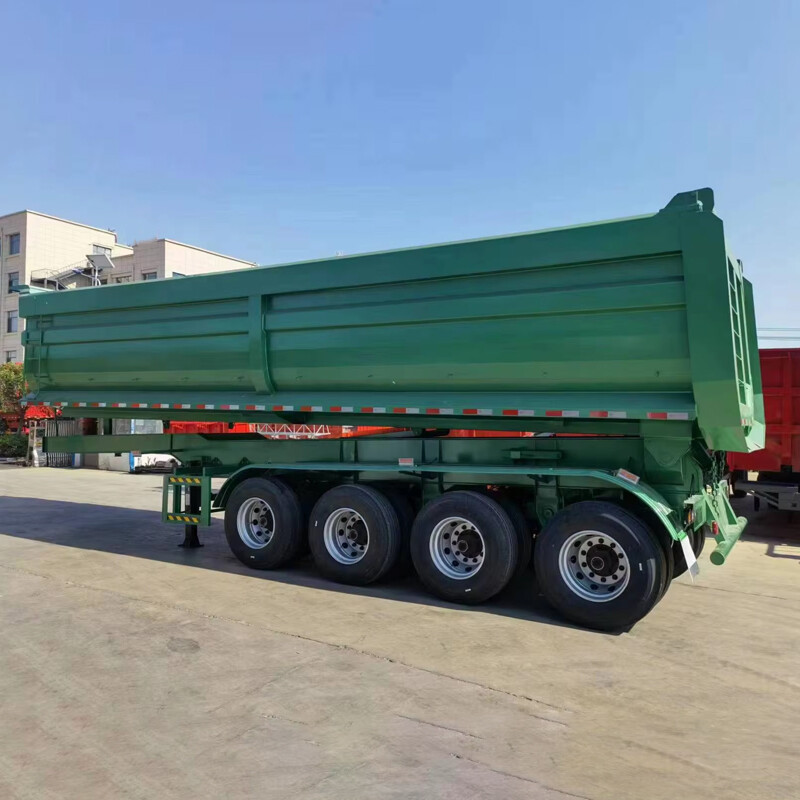 4 Axles Rear Tipper Dump Truck Trailers