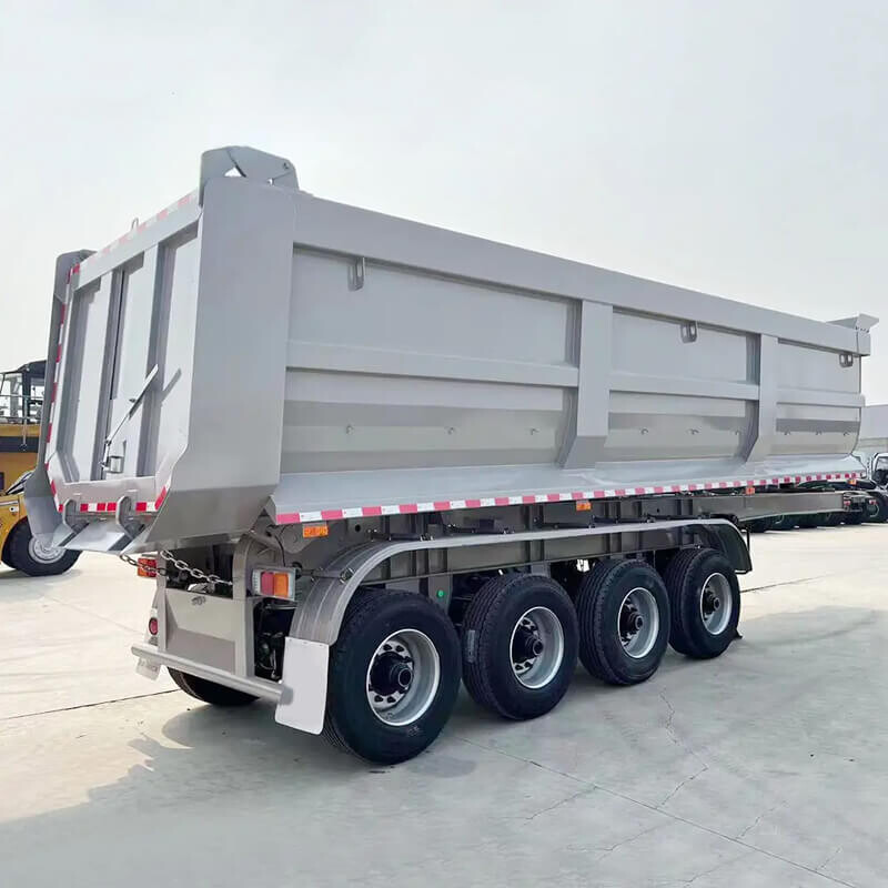 4 Axles U Shape Tipper Trailer