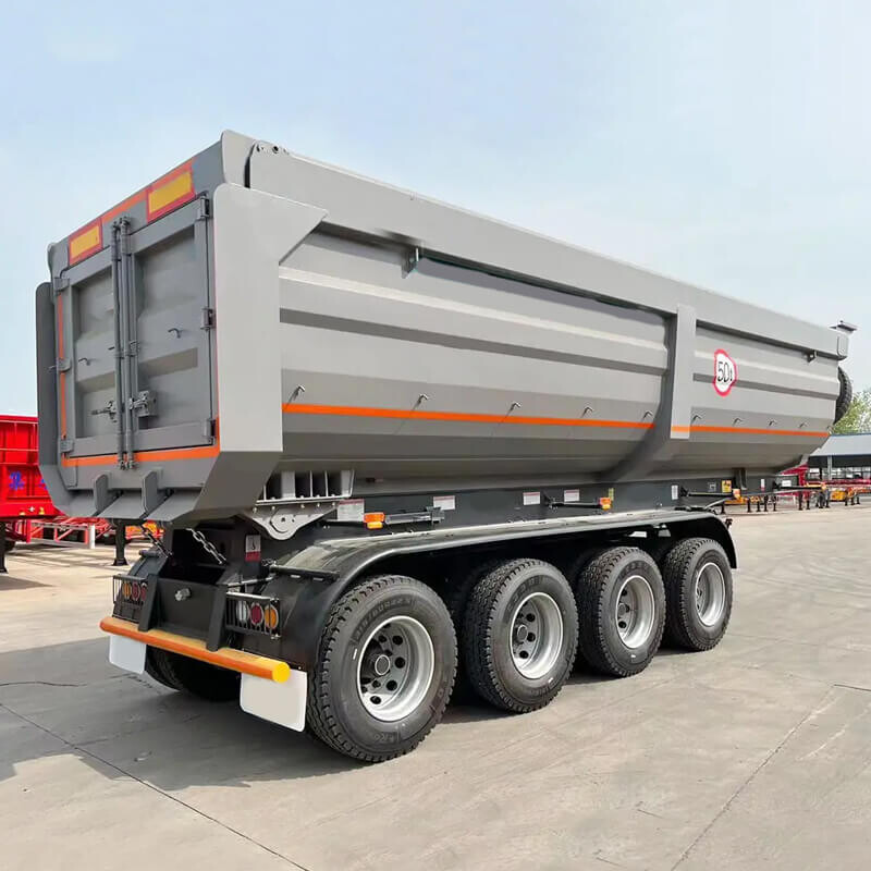 4 Axles U Shape Tipper Trailer