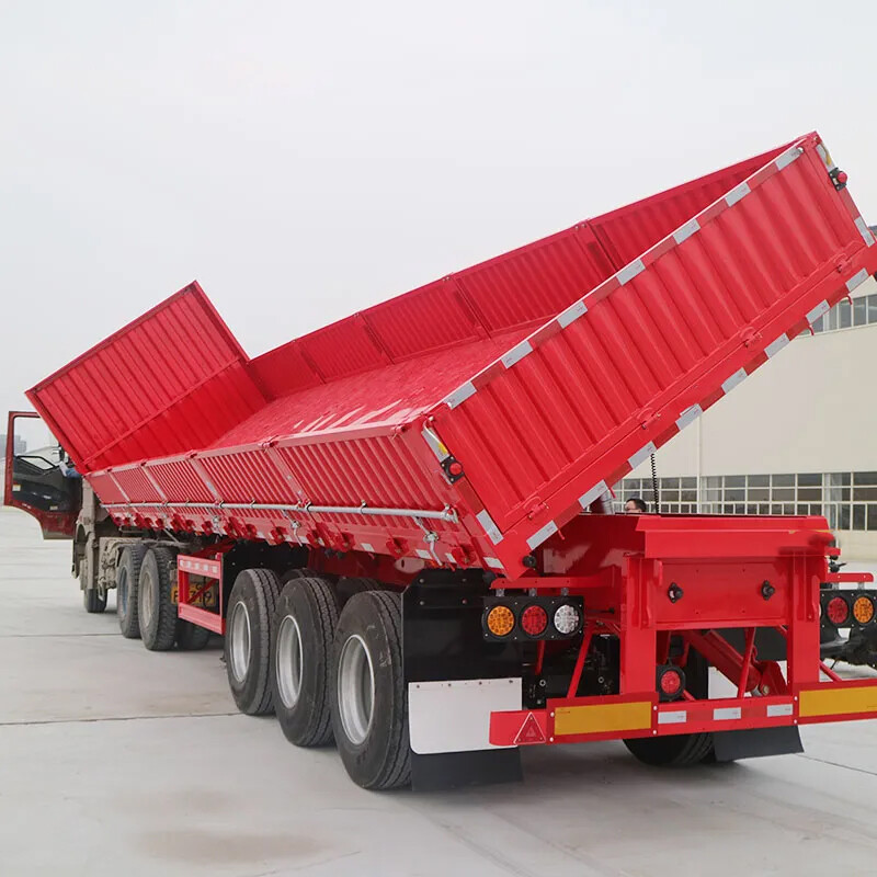 3 Axle Dropside Side Tipper Trailer