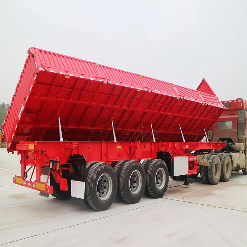 3 Axle Dropside Side Tipper Trailer