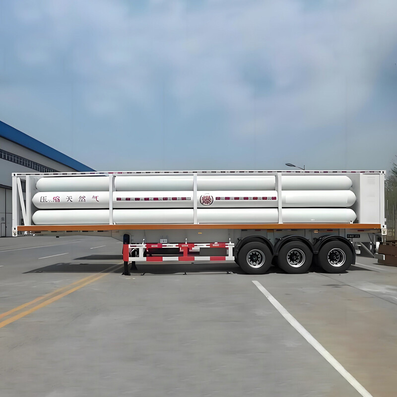 CNG H2 Tubes Container Semi Trailer