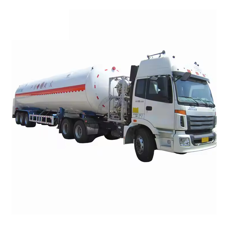 26000L 3 Axle LCO2 Tanker Semi-Trailer with Vacuum Insulation