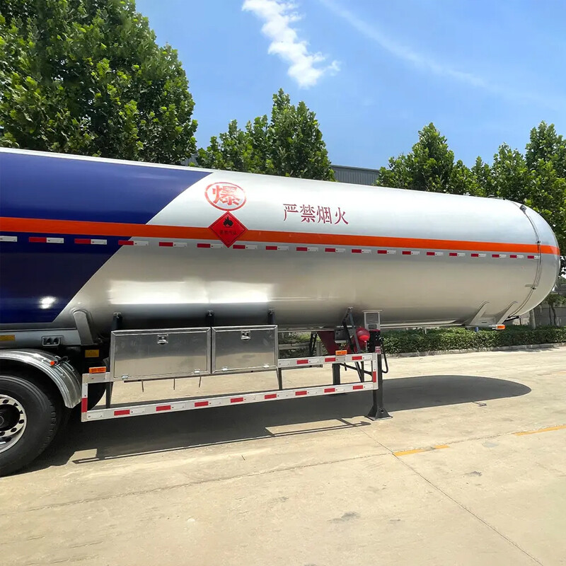 3 Axle Lpg Gas Tank Semi Trailer