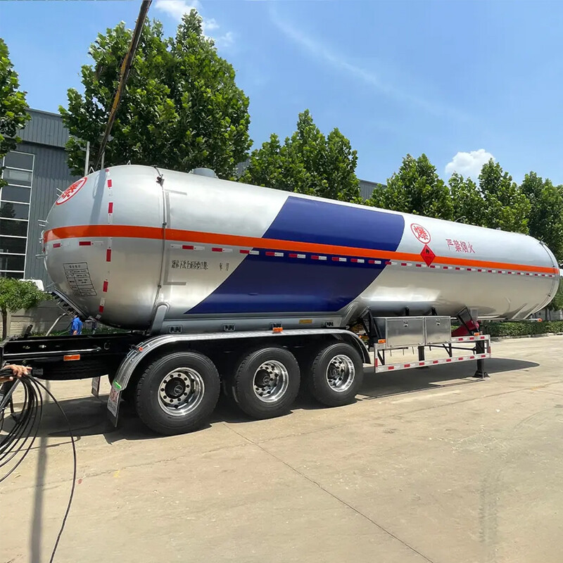 3 Axle Lpg Gas Tank Semi Trailer