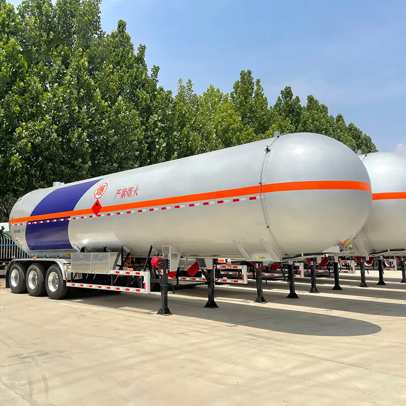 3 Axle Lpg Gas Tank Semi Trailer