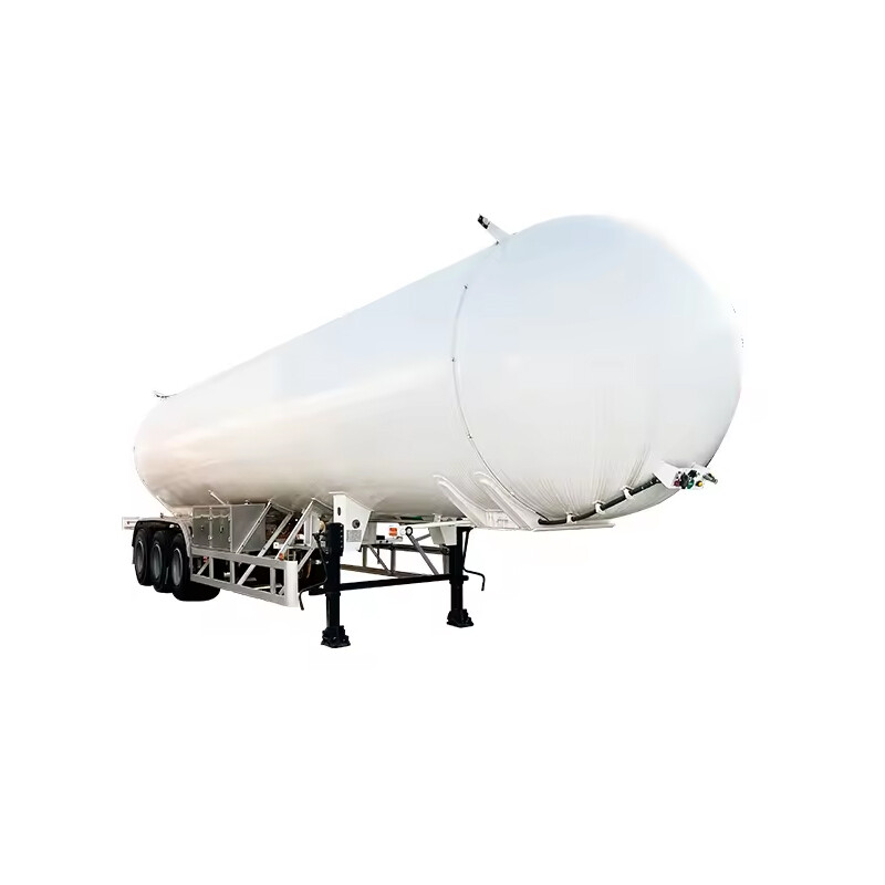 3 Axis 40 Ton LNG Storage Tank Semi Trailer