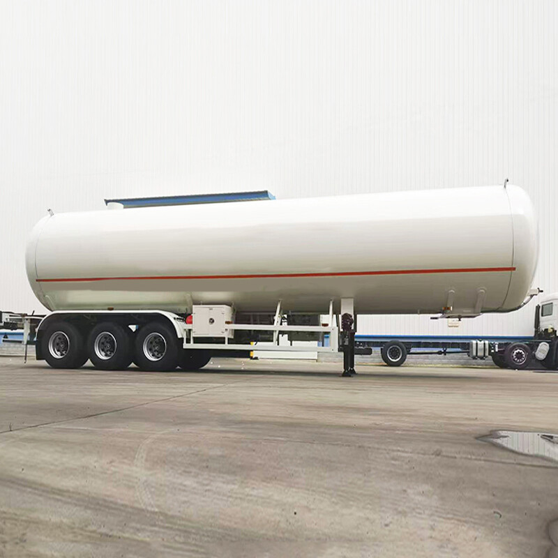 3 Axis 40 Ton LNG Storage Tank Semi Trailer