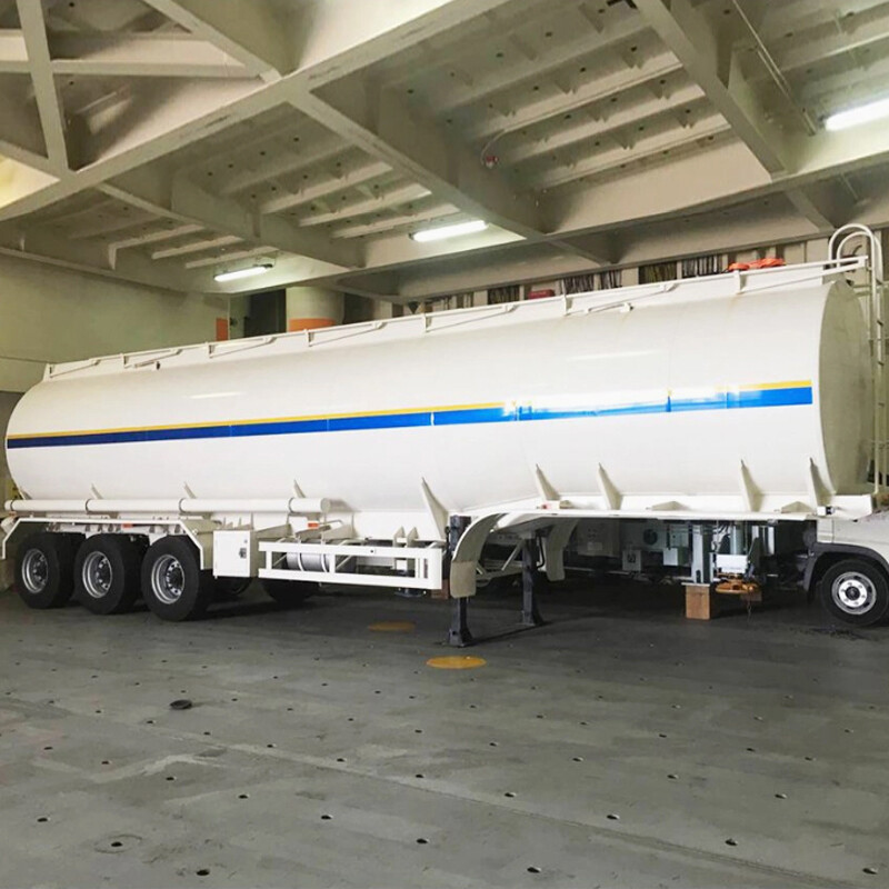 42000 Liters Aluminum Alloy Fuel Tanker Truck Trailers