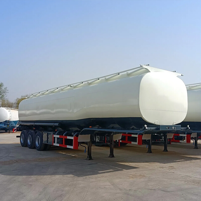 42000 Liters Aluminum Alloy Fuel Tanker Truck Trailers