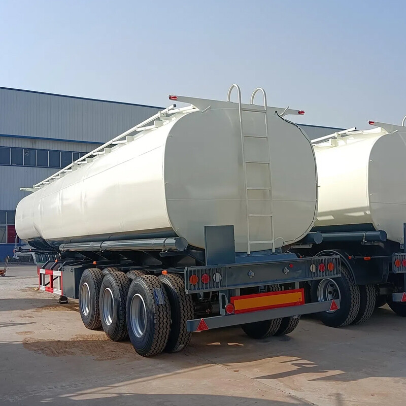 42000 Liters Aluminum Alloy Fuel Tanker Truck Trailers