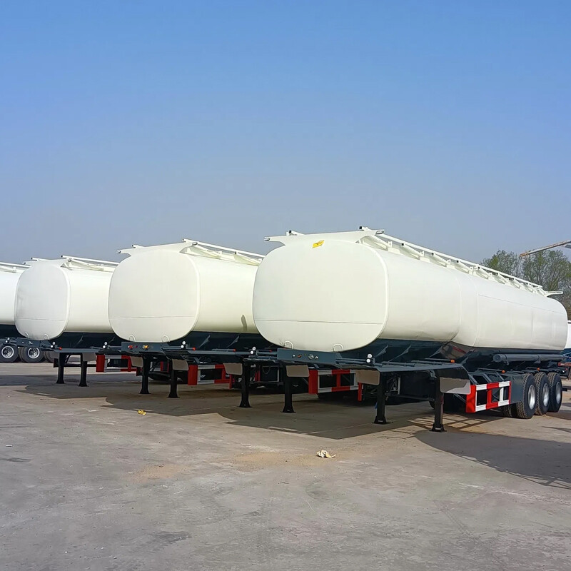 42000 Liters Aluminum Alloy Fuel Tanker Truck Trailers