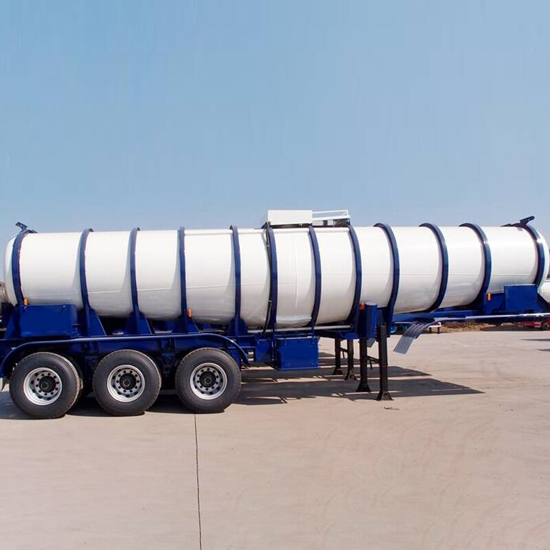 19m³ v shape 98% Sulfuric acid tanker semi-trailer