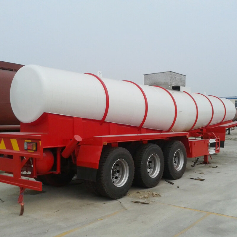 19m³ v shape 98% Sulfuric acid tanker semi-trailer