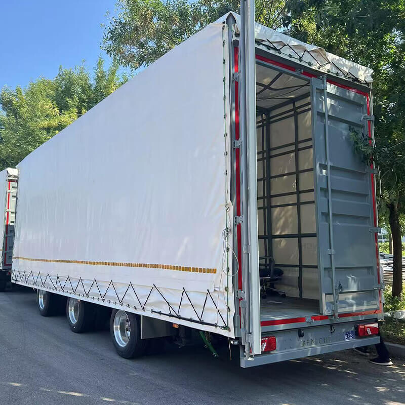 50 Ton 3 Axle Curtain Side Semi Trailer