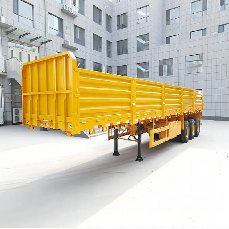 40T Flatbed Trailer With 1200mm Side Wall