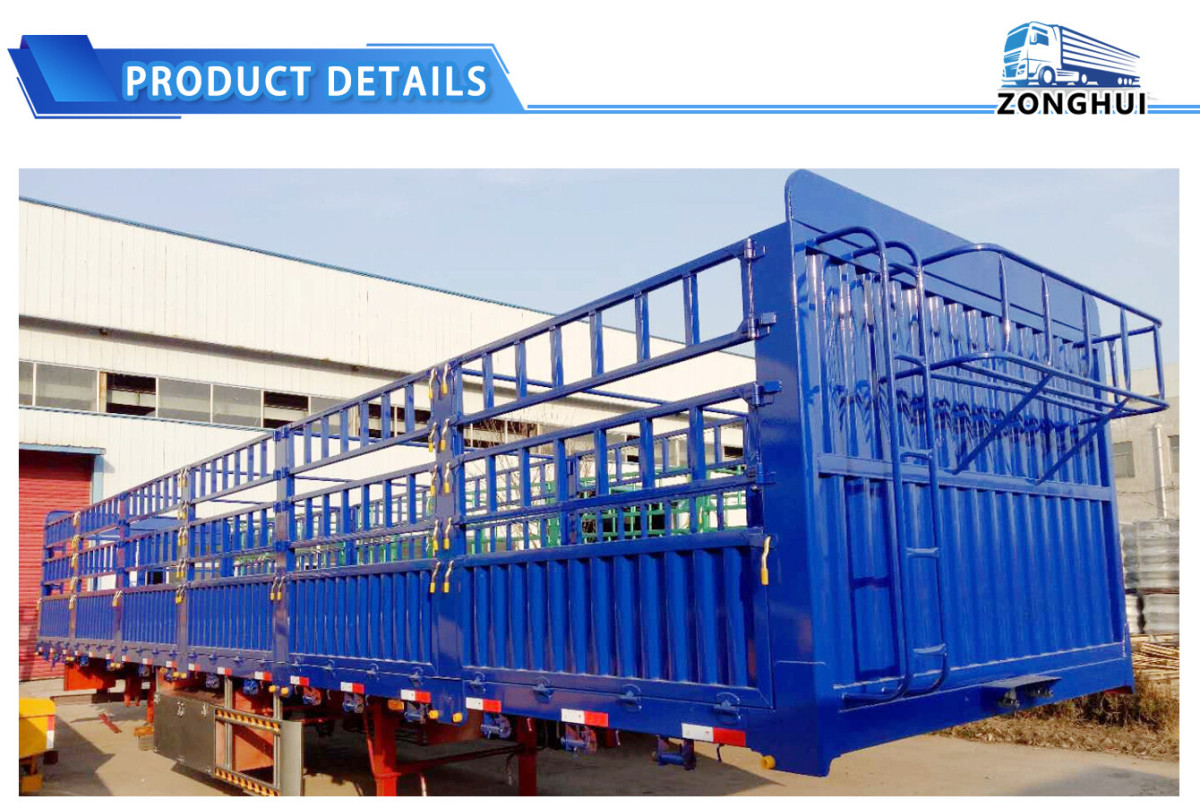 2 axles Dropside Fence Bulk Cargo Trailer (1).jpg