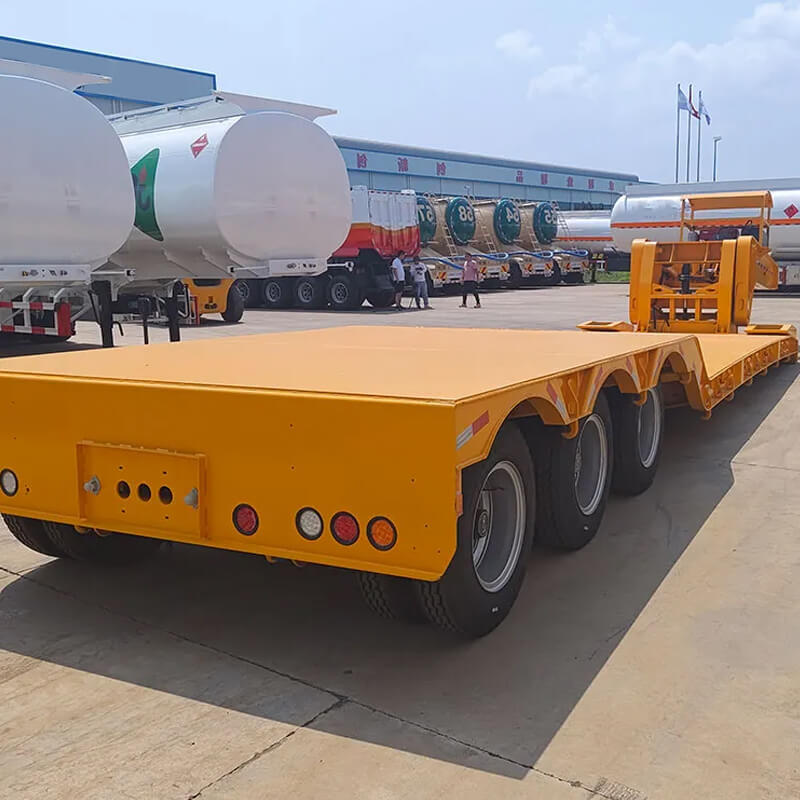 Detachable Gooseneck Lowboy Trailer