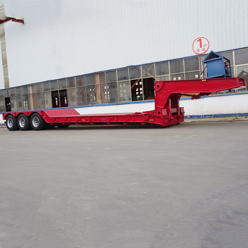 Tri Axles 100 Ton Hydraulic Removable Gooseneck Trailer