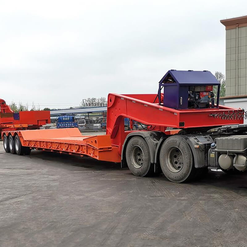 Tri Axles 100 Ton Hydraulic Removable Gooseneck Trailer