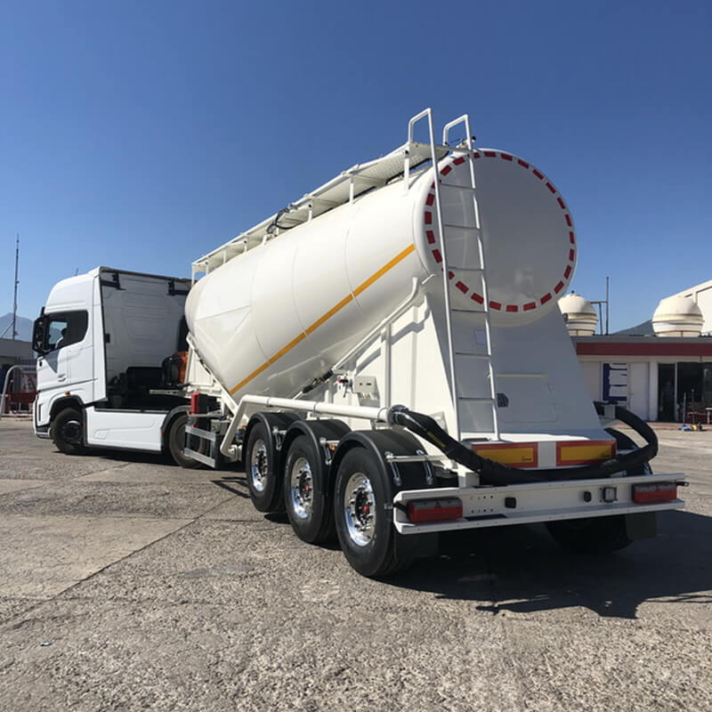 3 Axle W Shape Bulker Carrier Semi Trailer