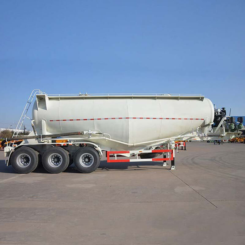 3 Axle W Shape Bulker Carrier Semi Trailer