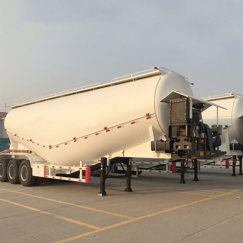 50 CBM 80 tons 3-Axle Bulk Cement Semi-trailer for sale