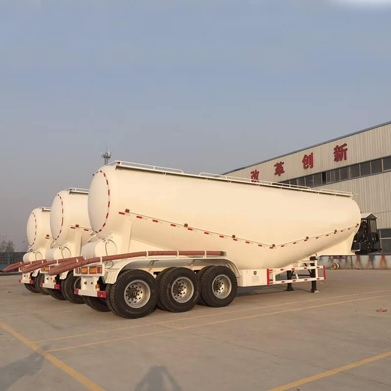 50 CBM 80 tons 3-Axle Bulk Cement Semi-trailer for sale
