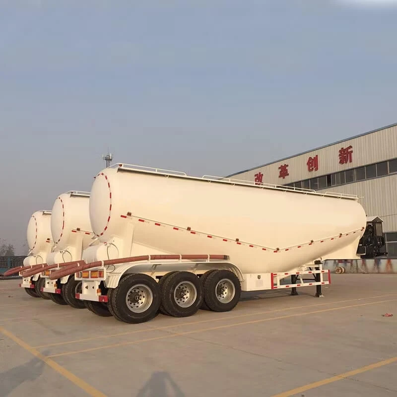 50 CBM 80 tons 3-Axle Bulk Cement Semi-trailer for sale
