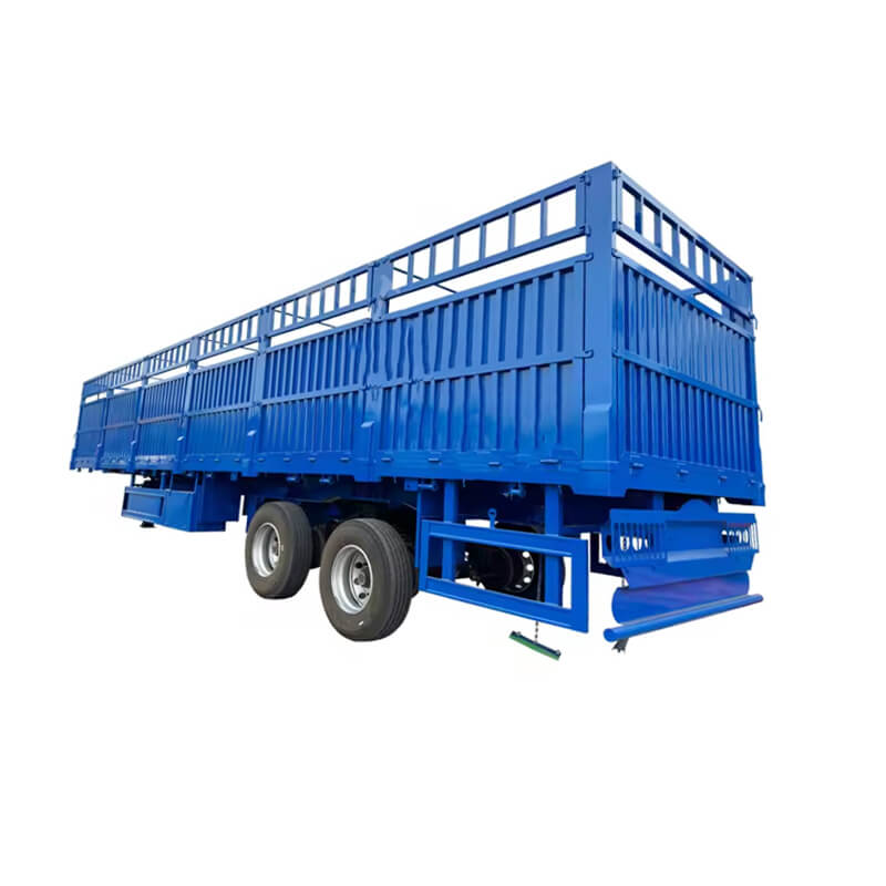 2 Axles Dropside Fence Bulk Cargo Trailer