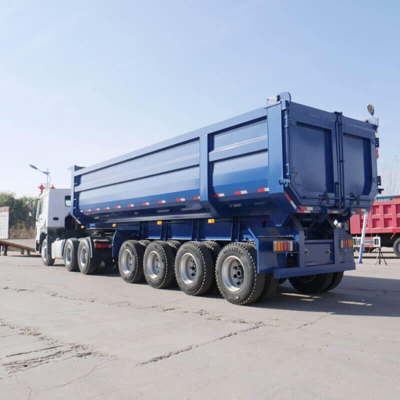 4 Axle Side Tipper Trailer