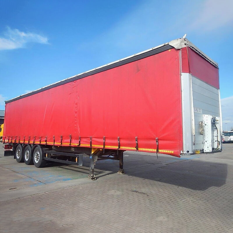 2 Axle, 3 Axle Side Curtain Cargo Type Truck Trailer With Tarpaulin