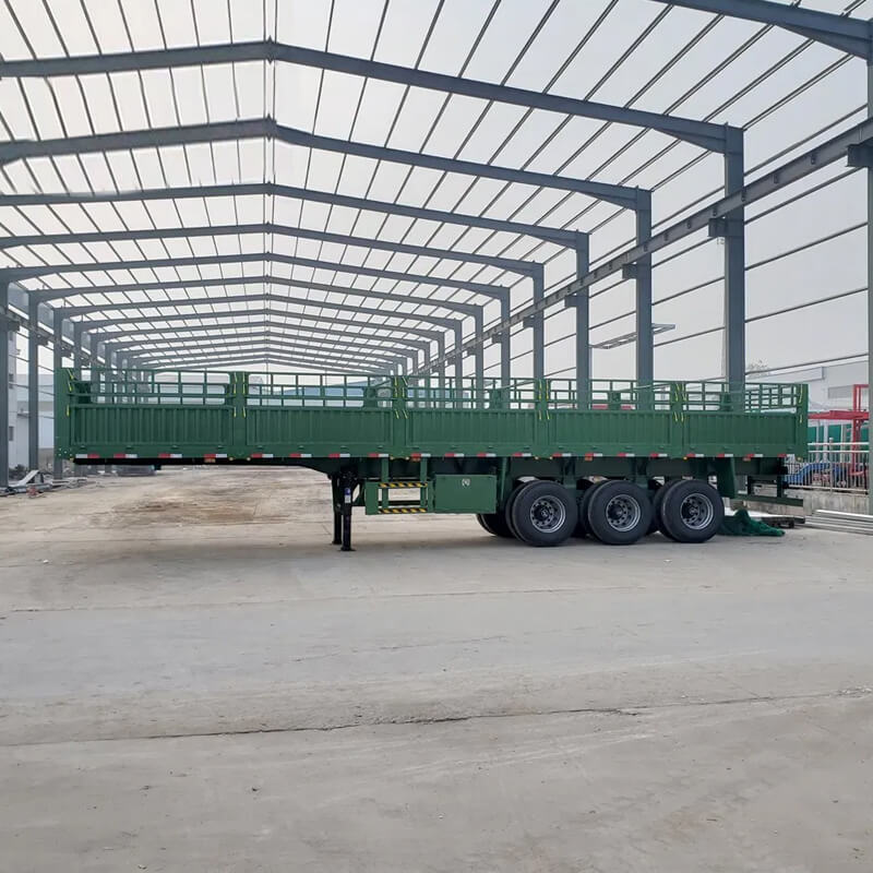 60 Ton Fence Cargo Trailer