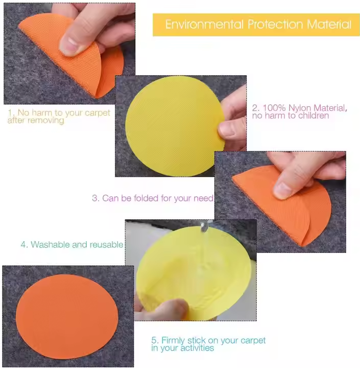 Adhesive Hook Loop Dots and Coins