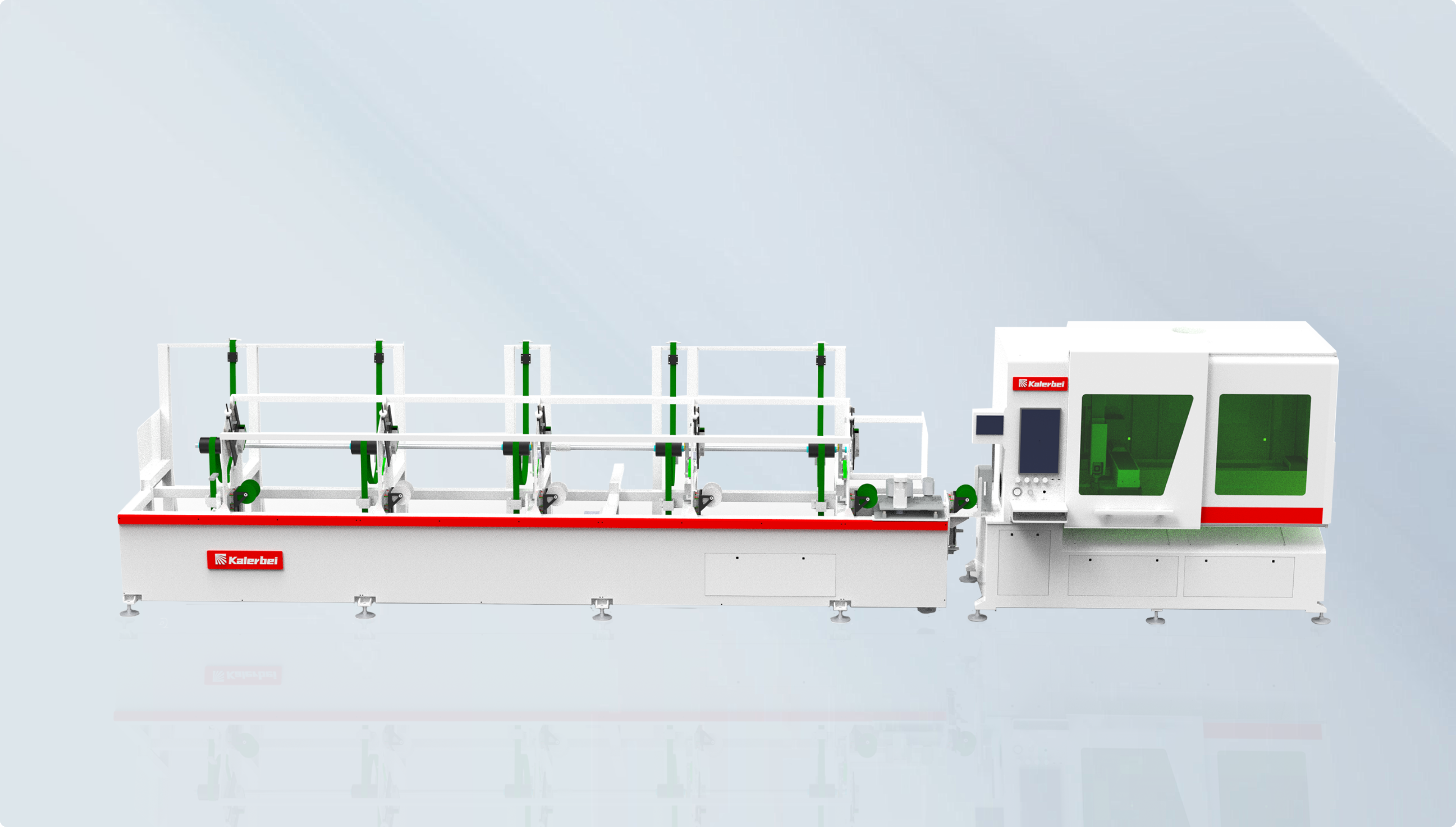 Máquina de corte por láser de fibra de carga totalmente automática de la serie KA de Kalerbei Máquina de corte por láser de fibra de carga totalmente automática de la serie KA de Kalerbei