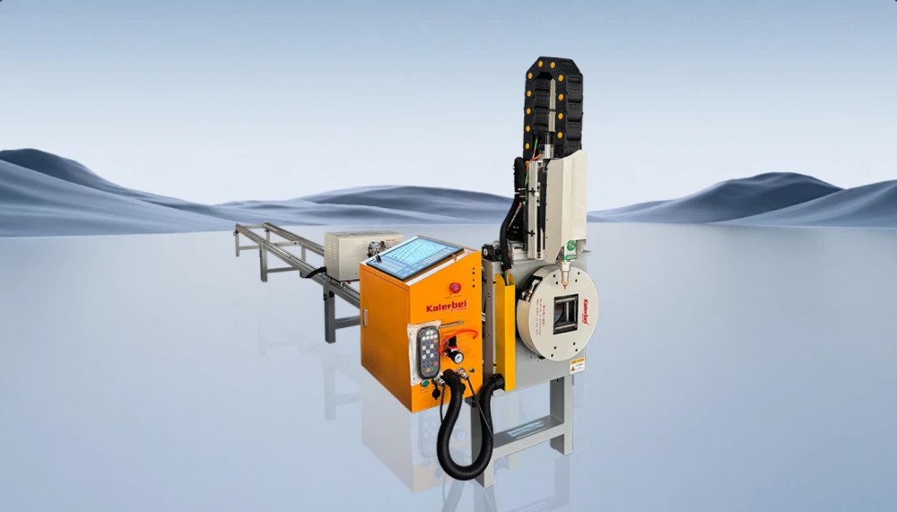 Kalerbei XQ Mini Máquina de Corte Láser con Pinza Neumática Doble para Tubos Cuadrados y Redondos