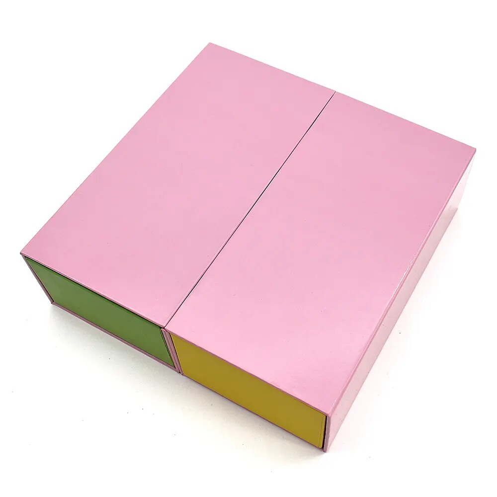 Hot Sales New Design Customized Size Color Logo Printing Folding Carton Pink Luxury Chocolate Packaging Gift Box