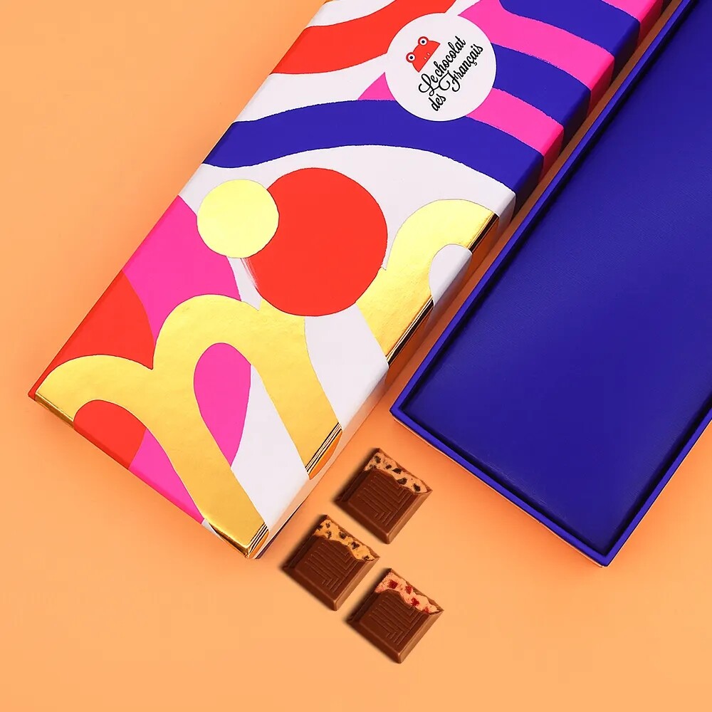 Hot Sales Customized Size Color Logo New Design Printing Folding Carton Package Luxury Chocolate Packaging Gift Box