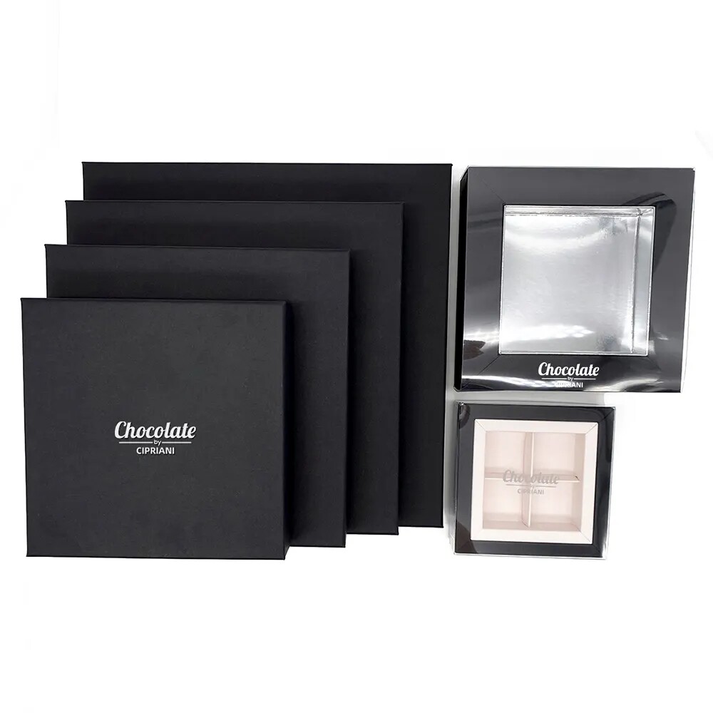 New Design Customized Size Color Logo Hot Sales Printing Rigid Folding Carton Packaging Luxury Chocolate Packaging Gift Box