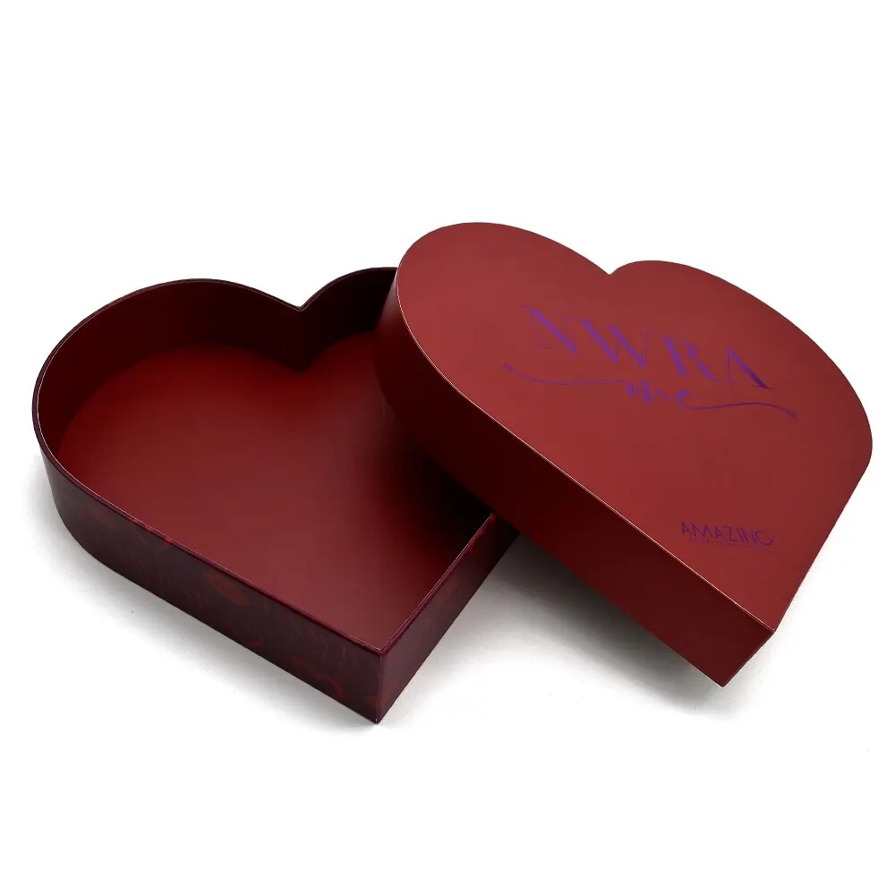 Wholesale luxurious Heart Shaped Boxes Boxes For Preserved Roses Biodegradable Cardboard Chocolate Gifts Heart Shaped Boxes Wholesale