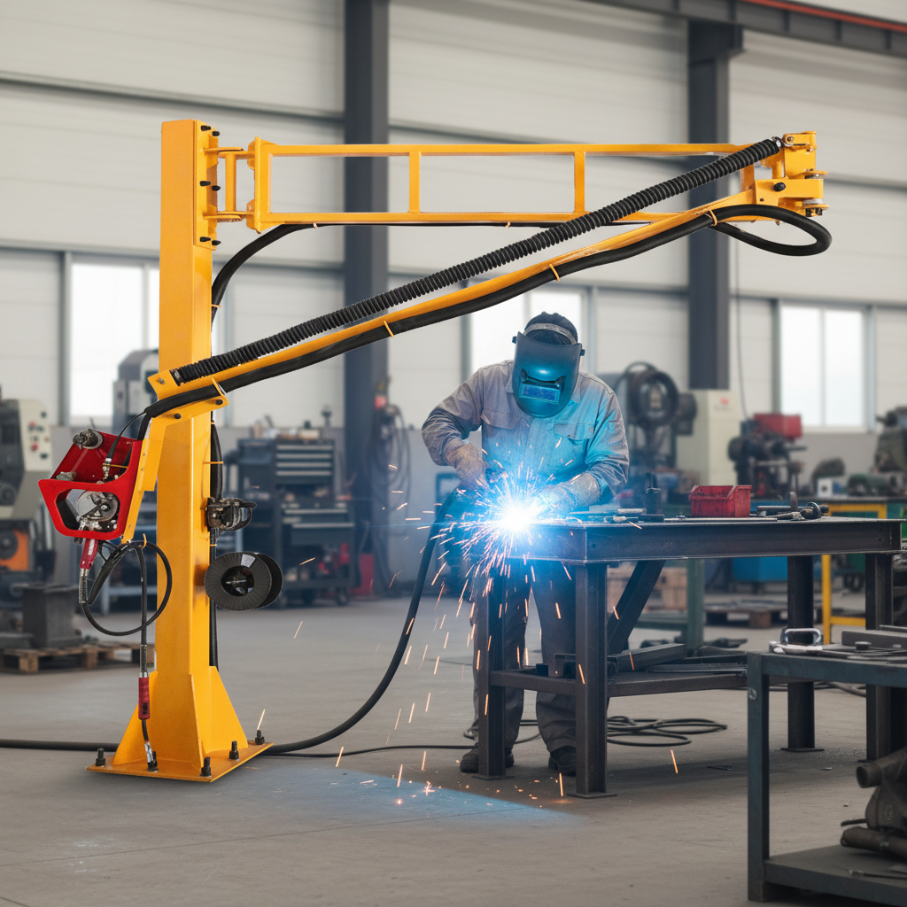 The preferred equipment for welding work in the field of pressure vessel manufacturing ---  Xutai SPT-505 welding boom