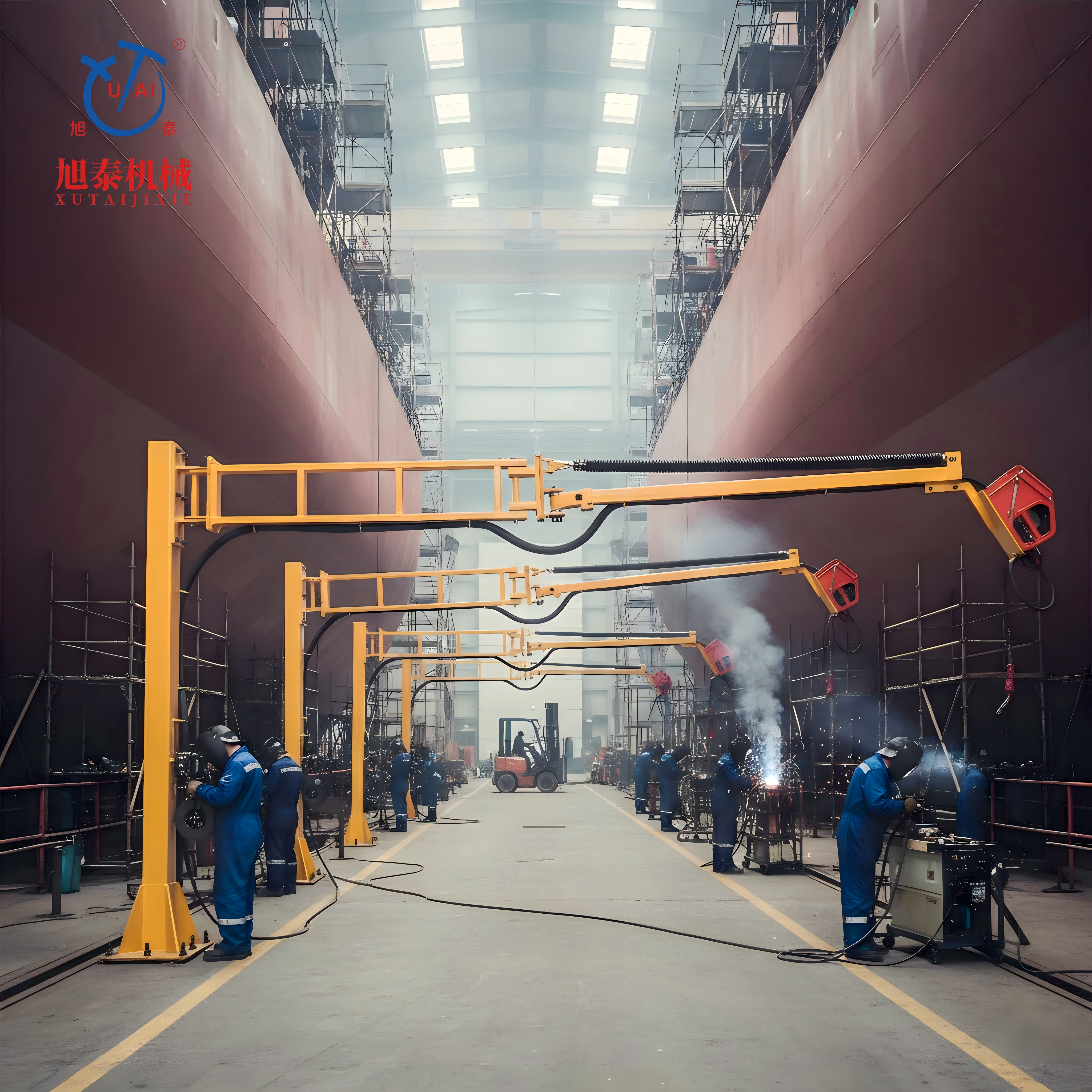 SPT-505 spring self-balancing welding boom ---Tai 'an Xutai mechanical ingenuity