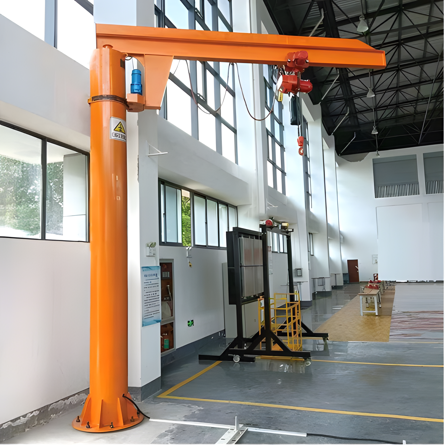 Column type cantilever crane electric lifting light jib crane