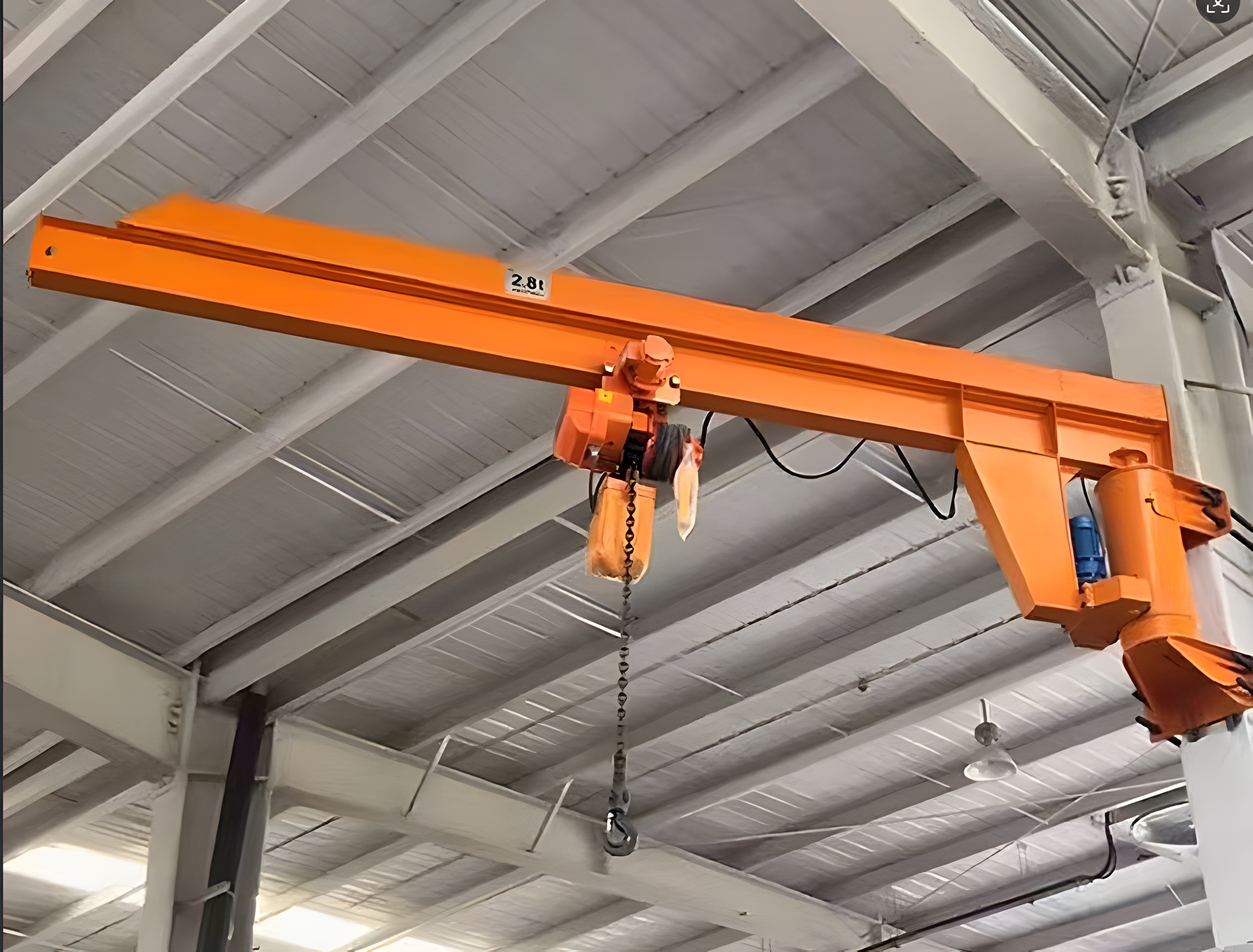 Column type cantilever crane electric lifting light jib crane