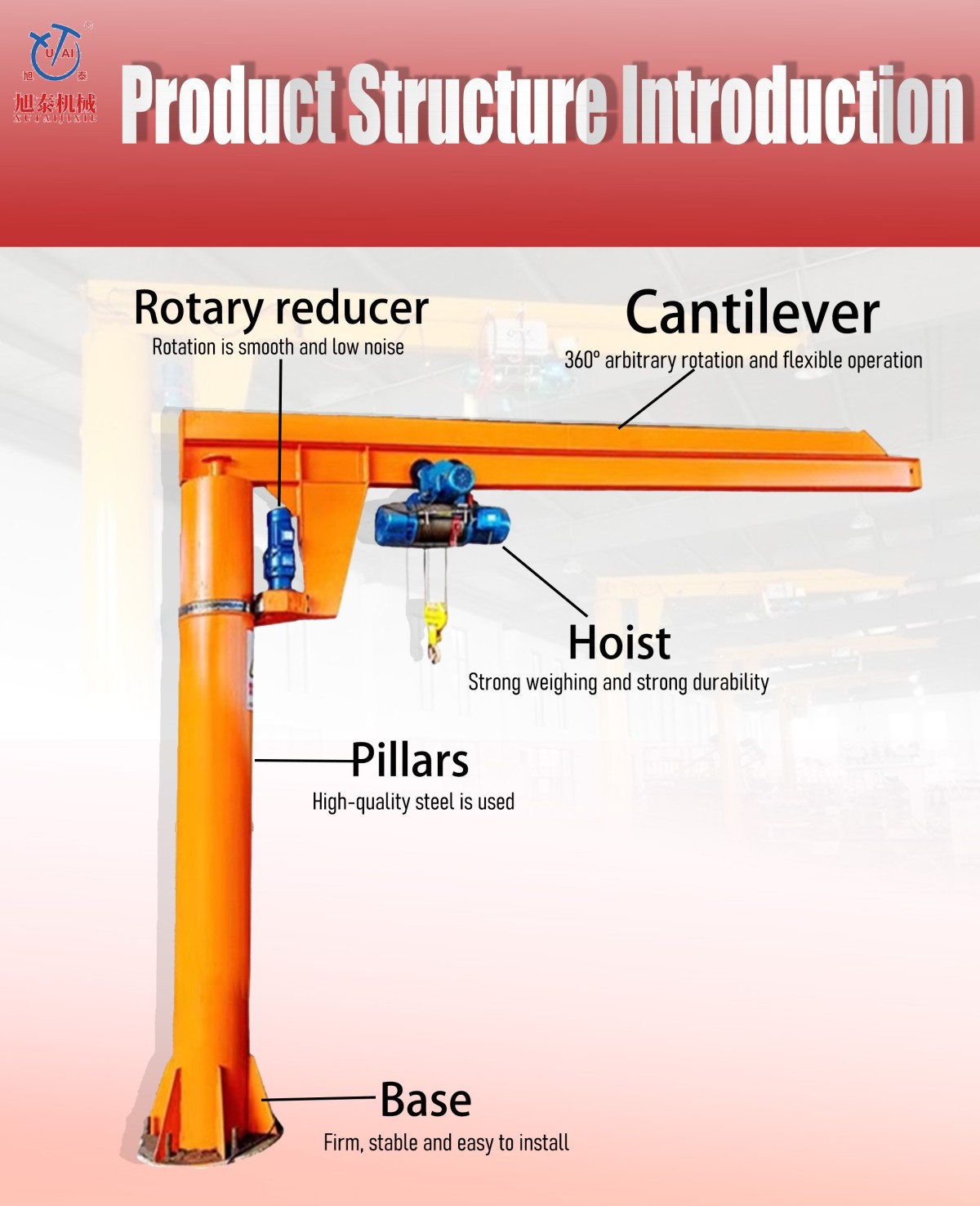 Electric control cantilever crane Electric control cantilever crane