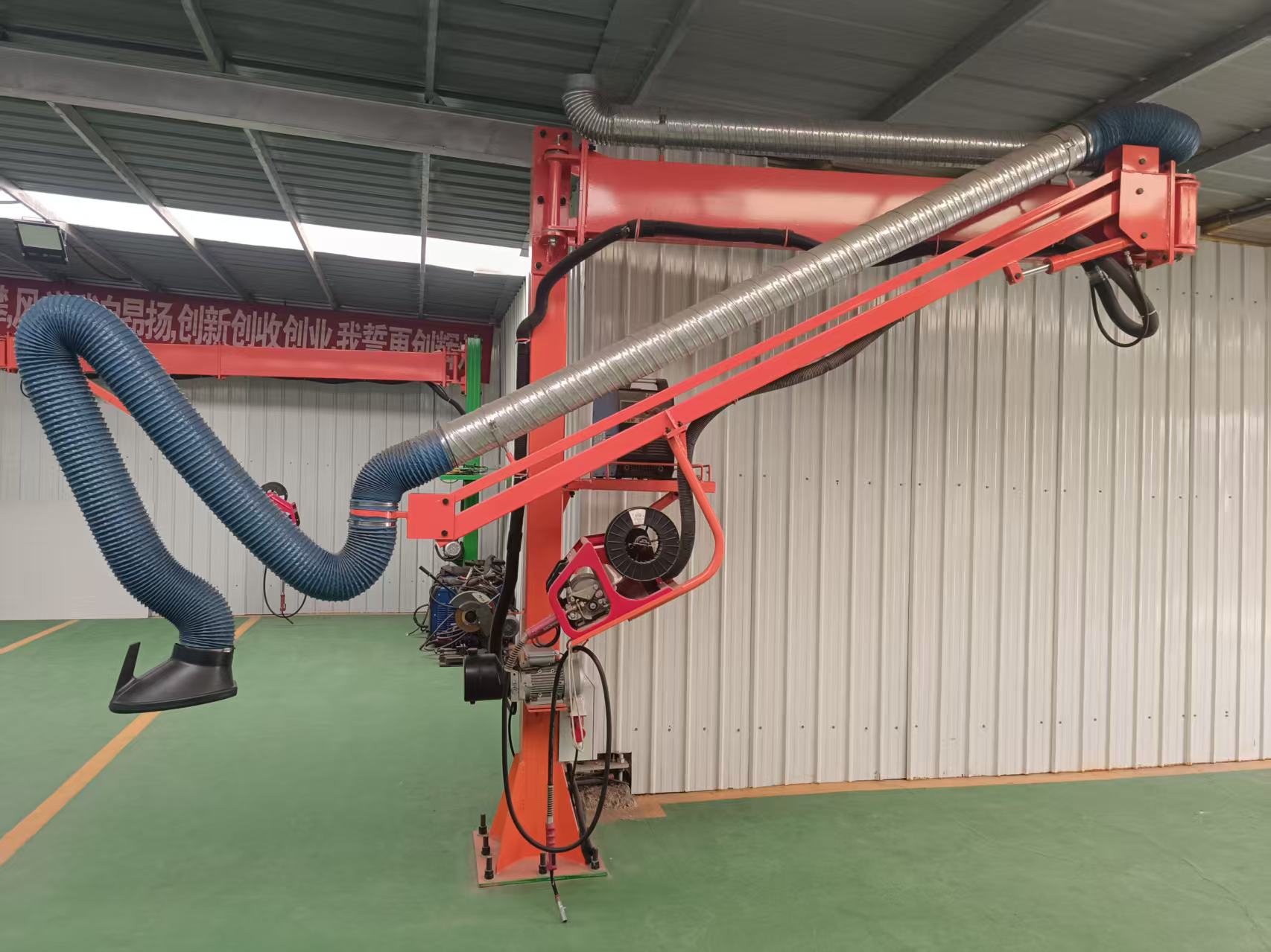 Xutai Electric Vacuum Cleaner Welding Space Arm SPE-605, Collective Vacuum Hose Device Captures Welding Fumes and Harmful Gases, Purifies the Workshop Environment, Suitable for Automobile Manufacturing, Sheet Metal Processing, Efficient and Stable Wire Feeder Arm With CE Certification, Can Be Customized