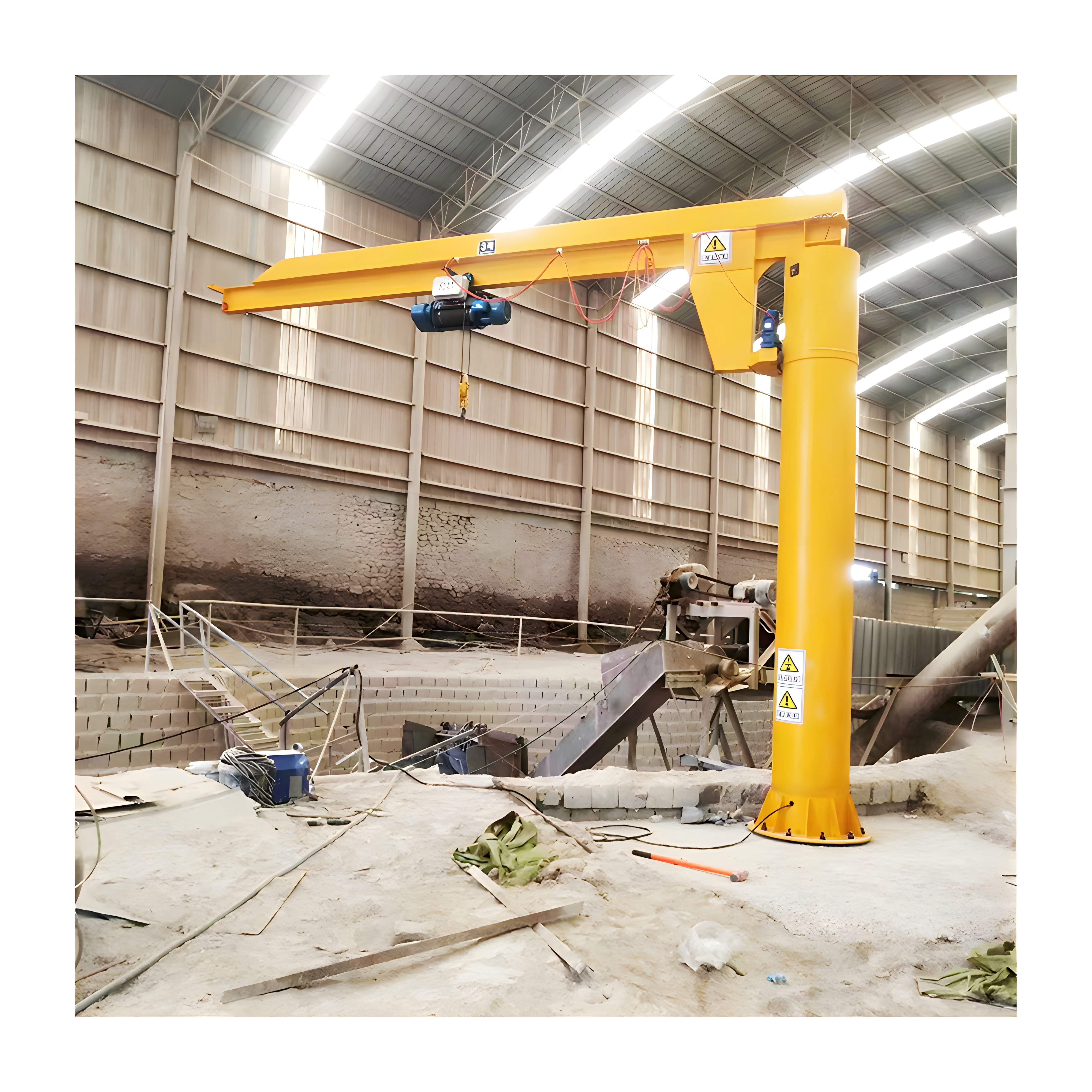 Xutai 2T column jib crane, improve lifting efficiency, suitable for factory warehouses
