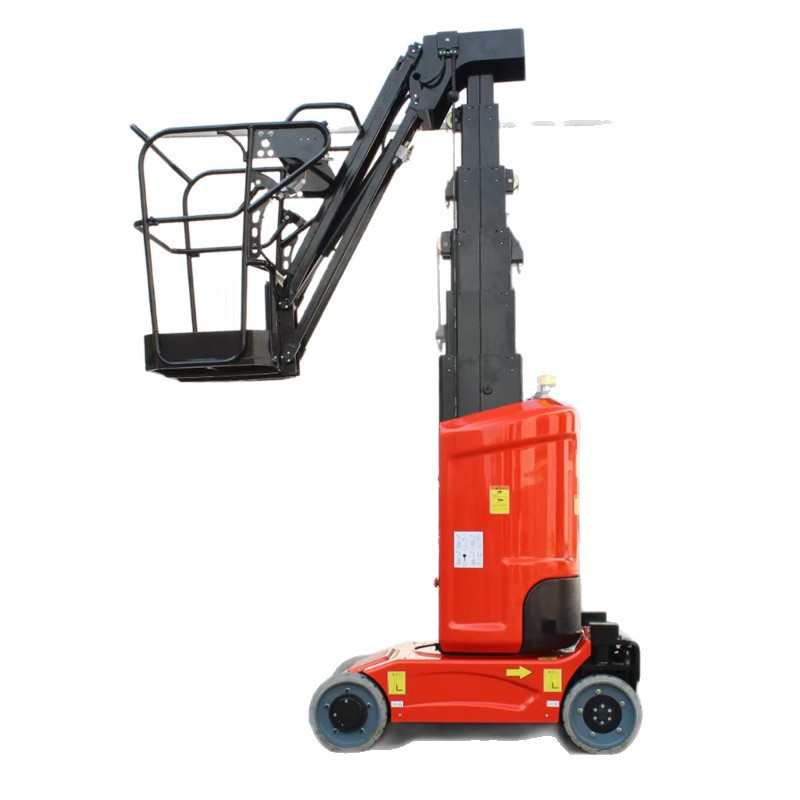 The XUTAI-601 tire-mounted vertical mast lift boasts high stability, supports customization, and has a wide range of applications.